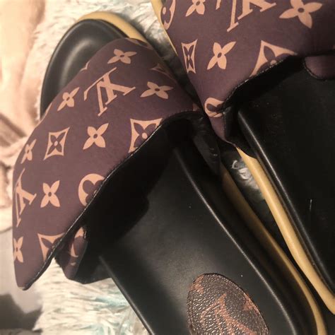 louis vuitton pillow slides